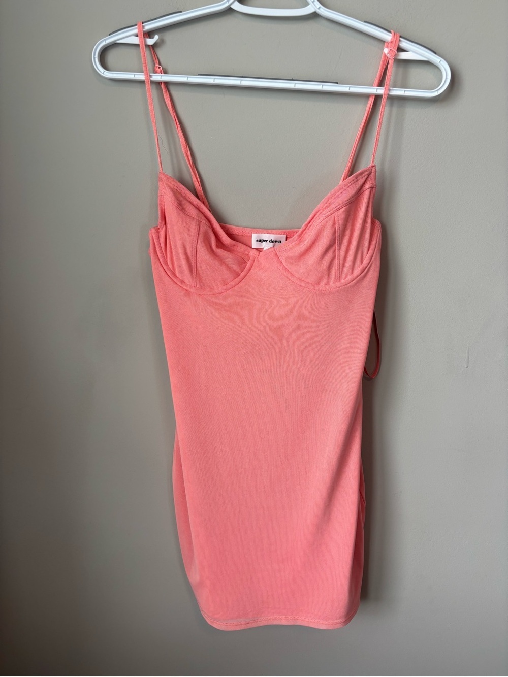 Revolve Superdown Amaris Underwire Mini Dress in Pink Size Small - Picture 4 of 12